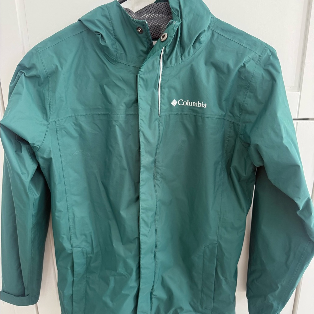 Columbia Kids Green Omnitech Raincoat /